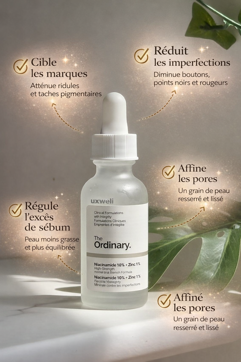 Sérum The ordinary Niacinamide 10%+ Zinc 1%