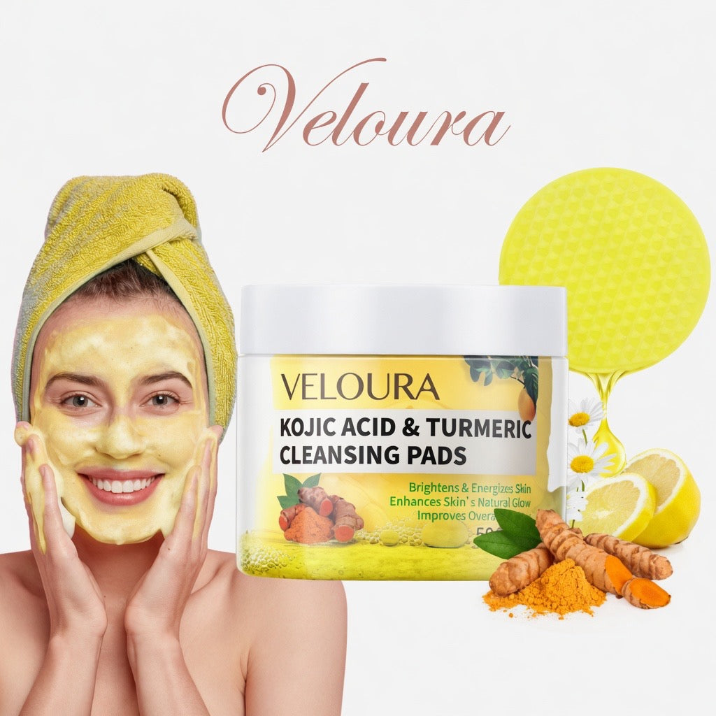 Pads Nettoyants Acide Kojique &Curcuma